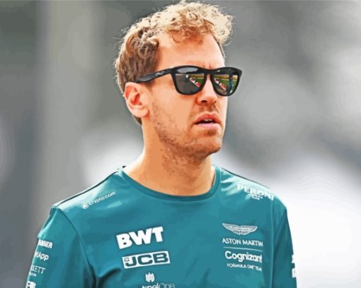 Aesthetic Sebastian Vettel Diamond Painting