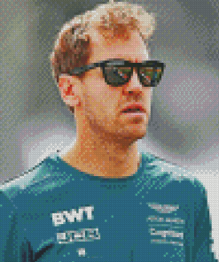 Aesthetic Sebastian Vettel Diamond Painting