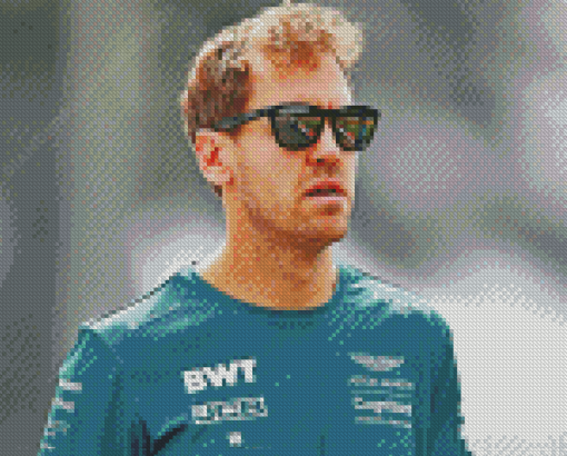 Aesthetic Sebastian Vettel Diamond Painting