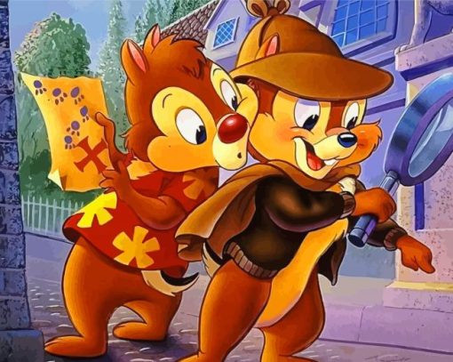 Aesthetic Chip Dale Diamond Painting