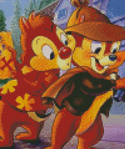 Aesthetic Chip Dale Diamond Painting