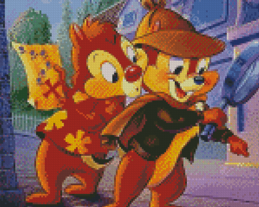 Aesthetic Chip Dale Diamond Painting