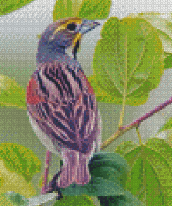 Aesthetic Dickcissel Bird Diamond Painting