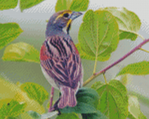 Aesthetic Dickcissel Bird Diamond Painting