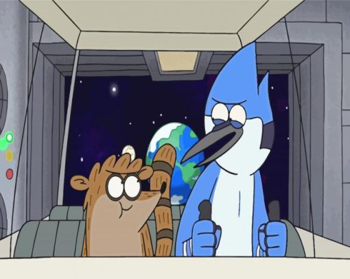 Aesthetic Regular Show Diamond Painting