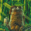 Aesthetic Tanuki Diamond Painting