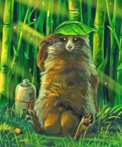 Aesthetic Tanuki Diamond Painting