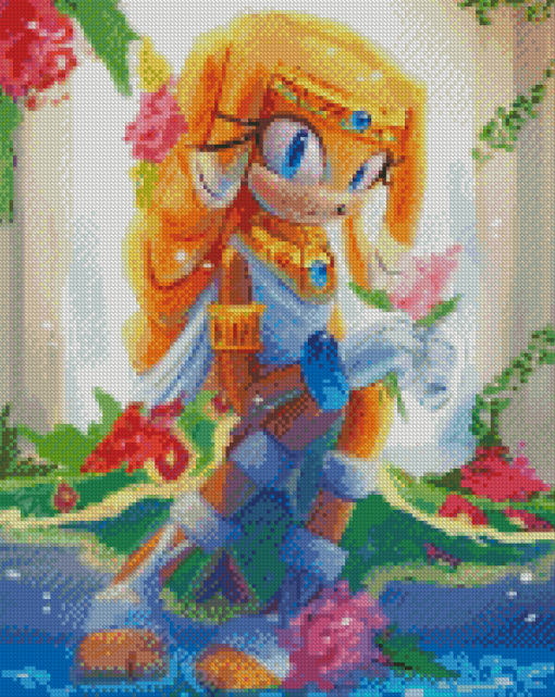 Aesthetic Tikal Sonic Art Diamond Painting