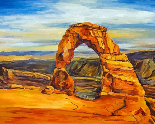 Aesthetic Delicate Arch Diamond Painting