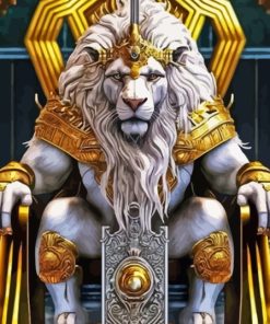 Aesthetic Lion Prince Diamond Painting