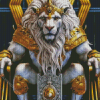 Aesthetic Lion Prince Diamond Painting