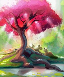 Aesthetic Magic Tree Diamond Painting