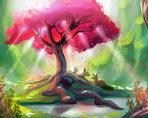 Aesthetic Magic Tree Diamond Painting