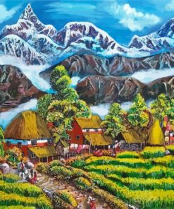 Aesthetic Nepal Diamond Painting