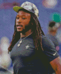 American Footballer Alvin Kamara Diamond Painting