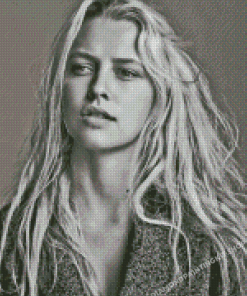 Black And White Teresa Palmer Diamond Painting