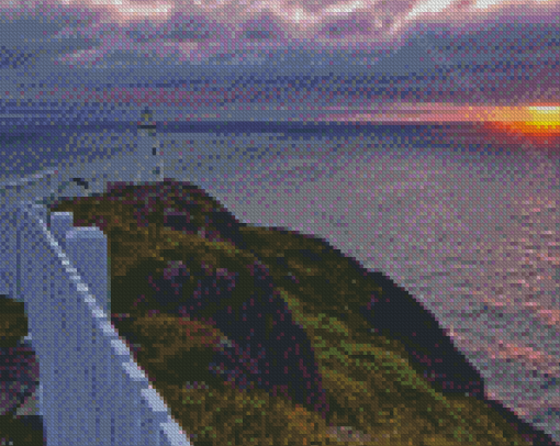 Cape Spear Lighthouse Diamond Painting