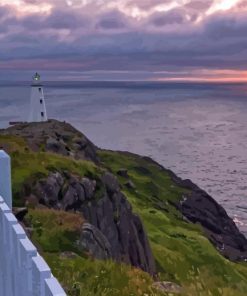 Cape Spear Lighthouse Diamond Painting