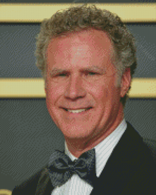 Classy Will Ferrell Diamond Painting