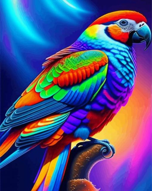 Colorful Parrot Diamond Painting