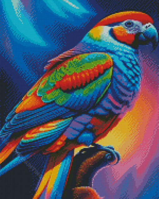 Colorful Parrot Diamond Painting