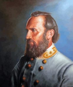 Confederate General Stonewall Jackson Diamond Painting