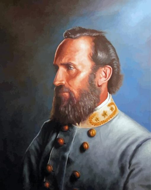 Confederate General Stonewall Jackson Diamond Painting