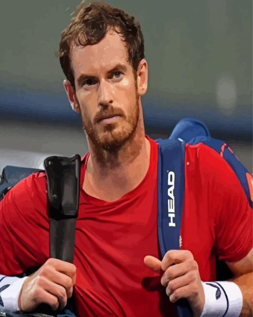 Cool Andy Murray Diamond Painting