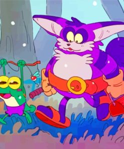 Cool Big The Cat Diamond Painting