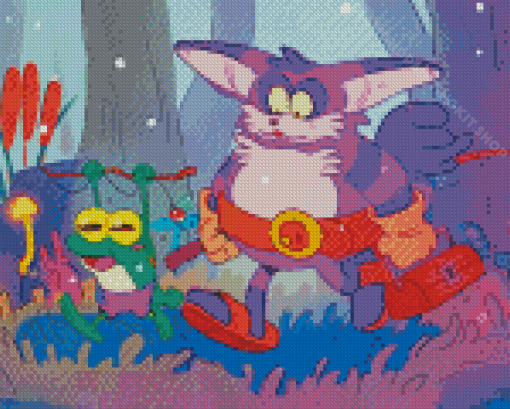 Cool Big The Cat Diamond Painting