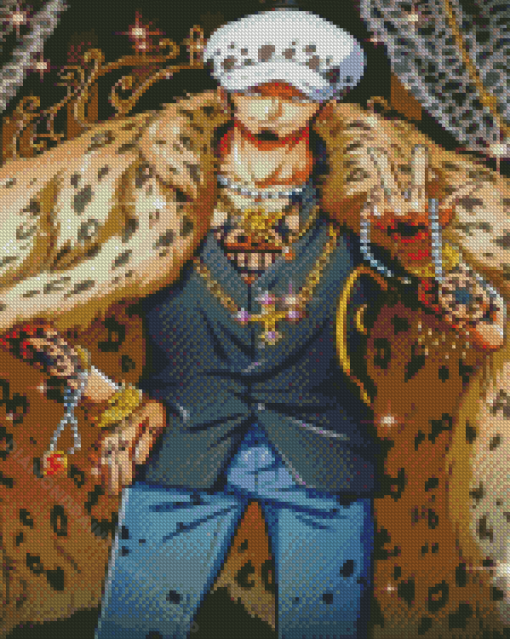 Law From One Piece Diamond Painting