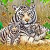 Cool Tiger Family Diamond Painting