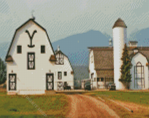 Yellowstone Barn Diamond Painting