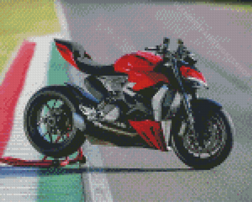 The Streetfighter Bike Diamond Painting