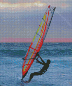 The Windsurfer Diamond Painting