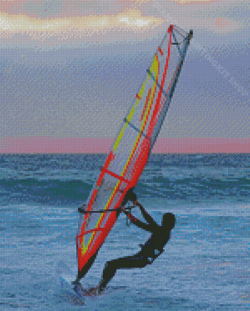 The Windsurfer Diamond Painting