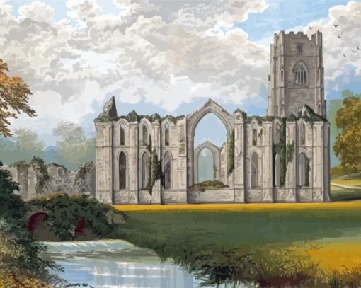 Fountains Abbey Diamond Painting