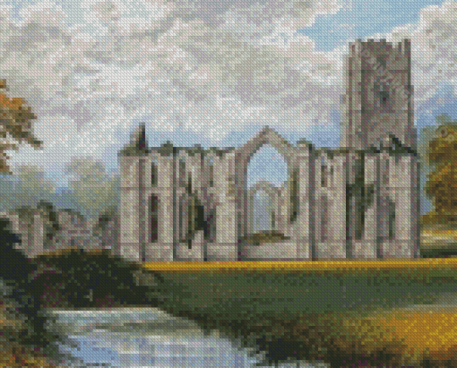 Fountains Abbey Diamond Painting