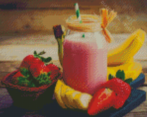 Fruits Smoothies Diamond Painting