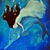 Girl And Dolphin Diamond Painting