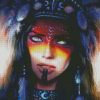 Gorgeous Native Lady Diamond Painting