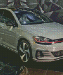 Grey Golf Gti Diamond Painting