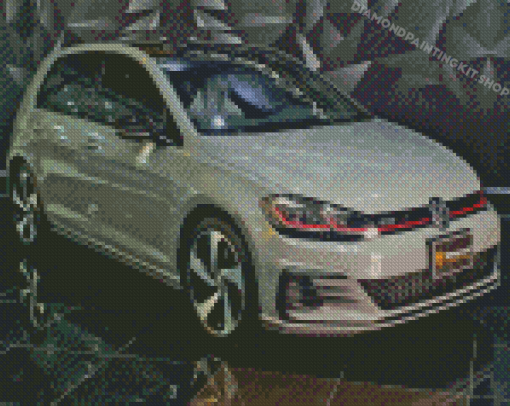 Grey Golf Gti Diamond Painting