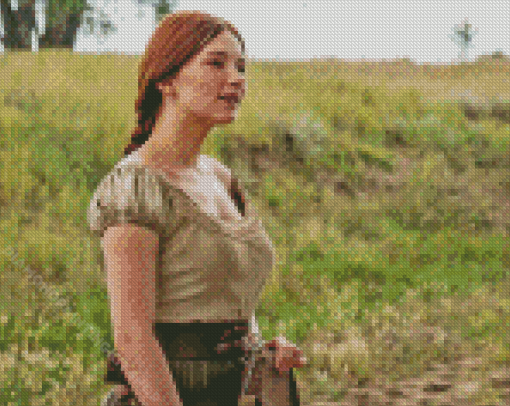 Haley Bennett In The Magnificent Seven Diamond Painting