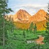 Idaho Forest Landscape Diamond Painting