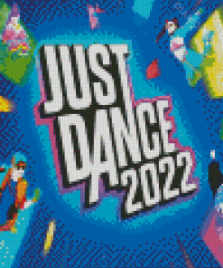 Just Dance Video Game Poster Diamond Painting