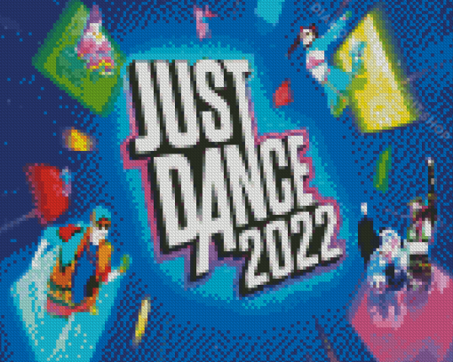 Just Dance Video Game Poster Diamond Painting