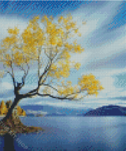 Lake Wanaka In New Zealand Diamond Painting