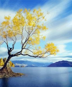 Lake Wanaka In New Zealand Diamond Painting