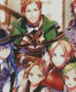 Mushoku Tensei Anime Characters Diamond Painting